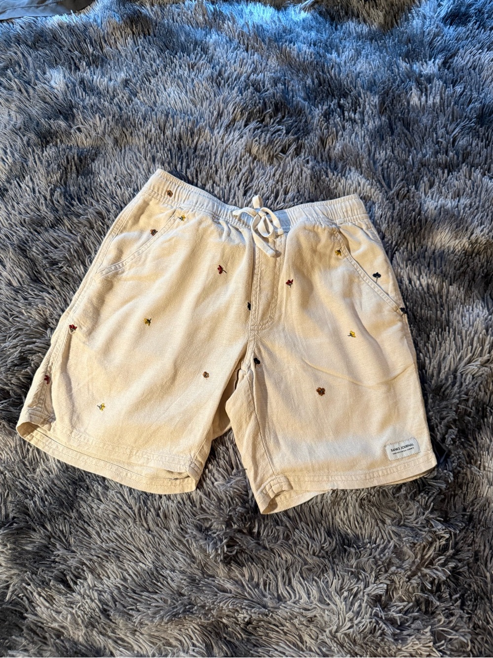 Banks Journal Linen Blend Floral Shorts Men's Size XS